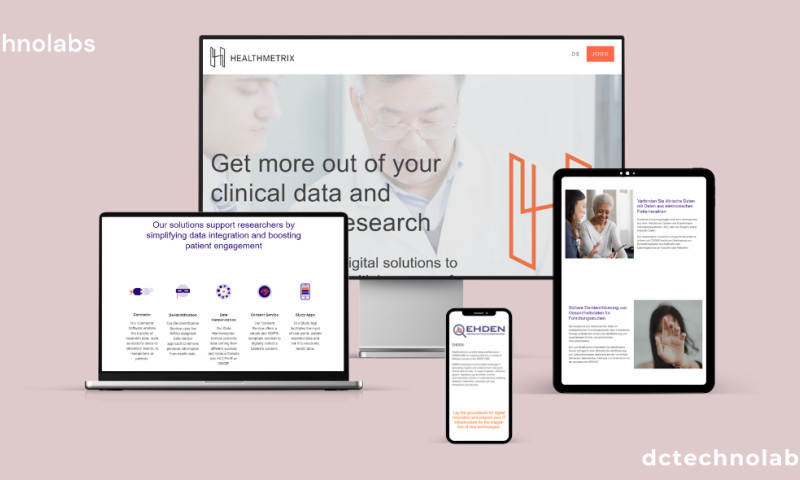 Web Development and Custom App for HealthMatrix