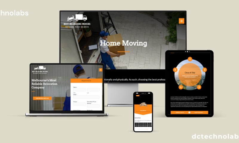 Web Design and Application for Best Melbourne Movers