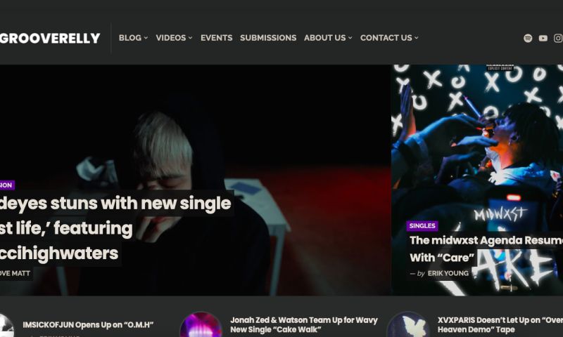 Grooverelly Website Design and Development