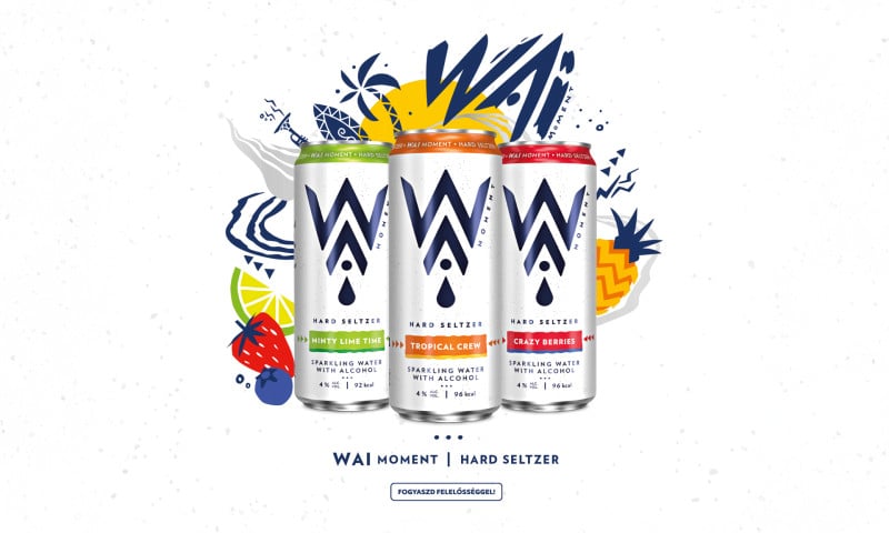 POS elements design - WAI Hard Seltzer