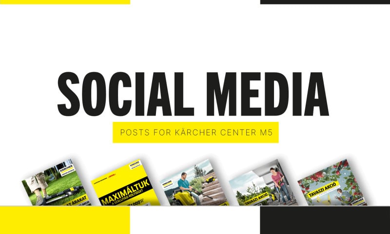 Social Media Posts - Kärcher Center M5