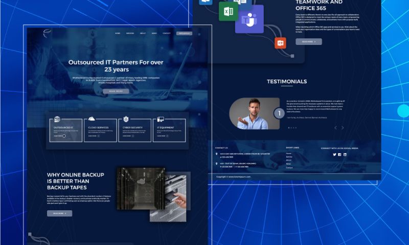 Outsourced IT Partners Website Design & Development Services