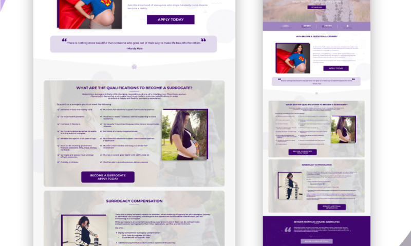 Surrogacy Website Design and Development Services