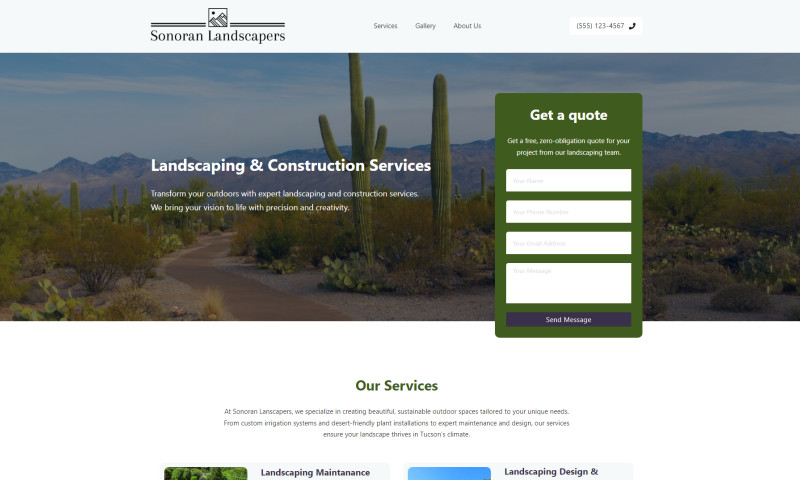Landscaping Website