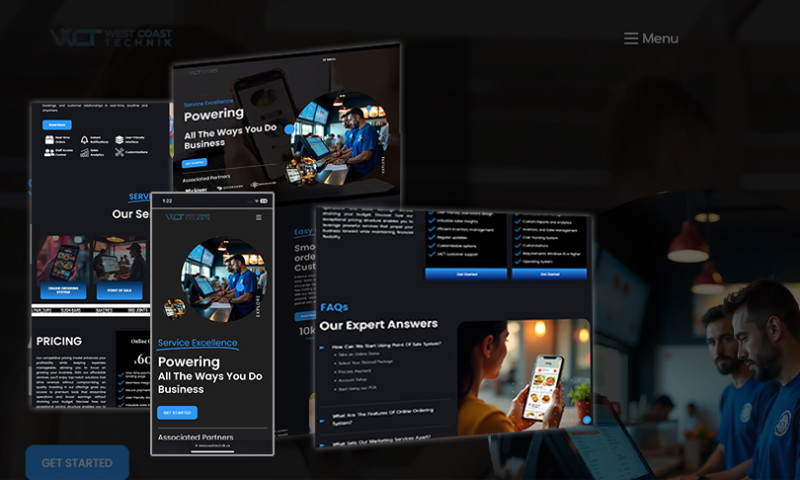 Website for Westcoast Technik