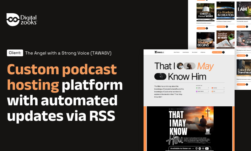 Custom Podcast Hosting Platform for TAWASV