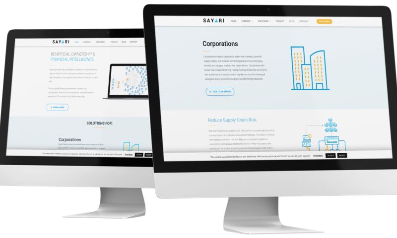 SEO & Web Design for a Big Data Startup
