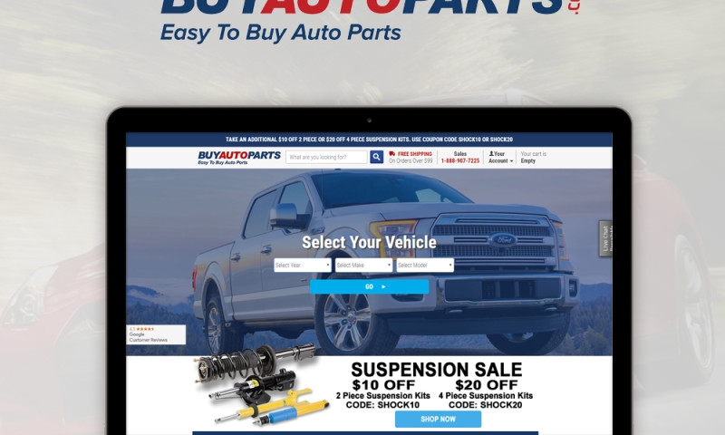 Buy Auto Parts-Web Development