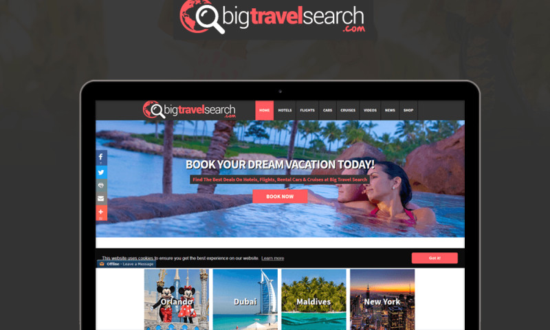 Big Travel Search-Web Development