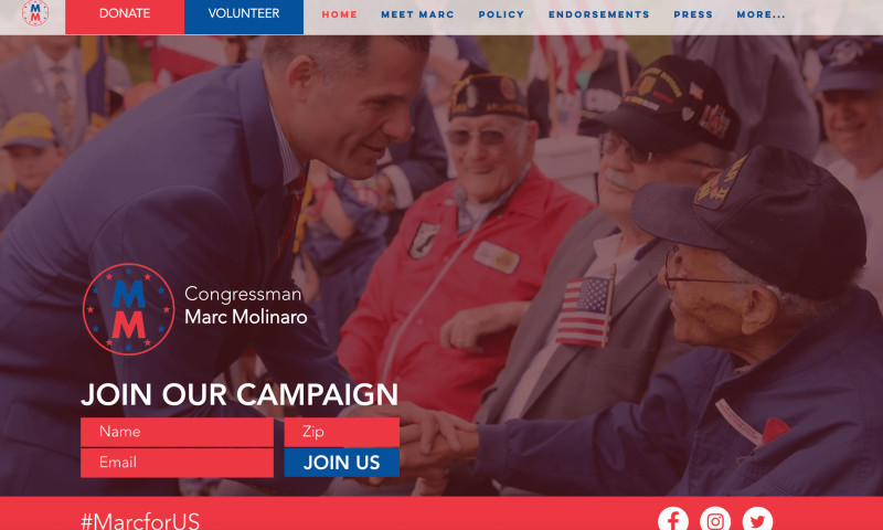 Website Design for Political Candidate