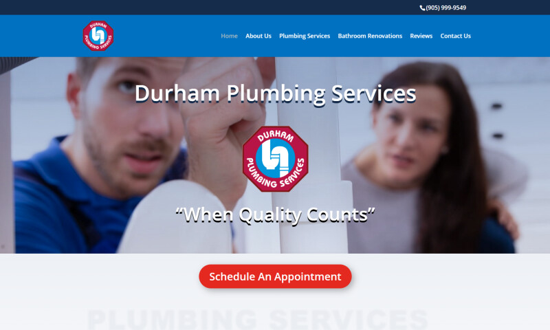 Website Design for a Plumbing Company