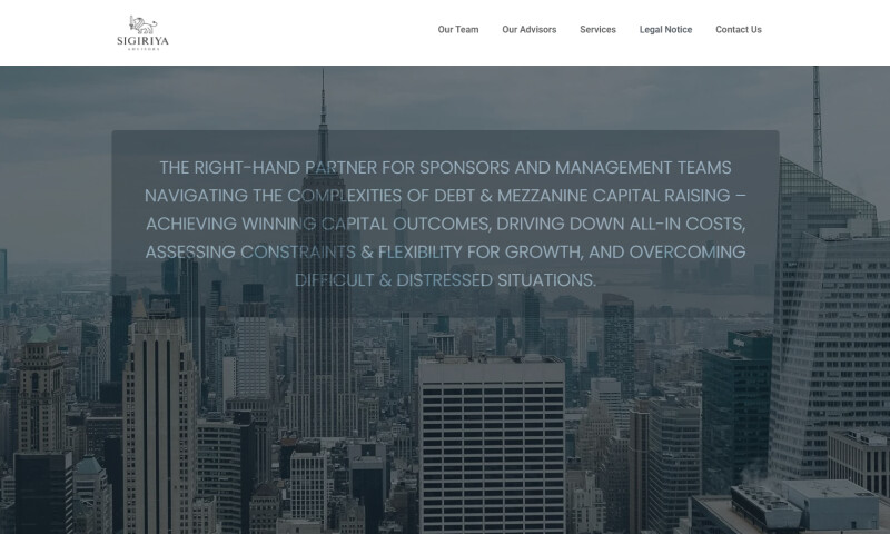 Financial Advisors Website