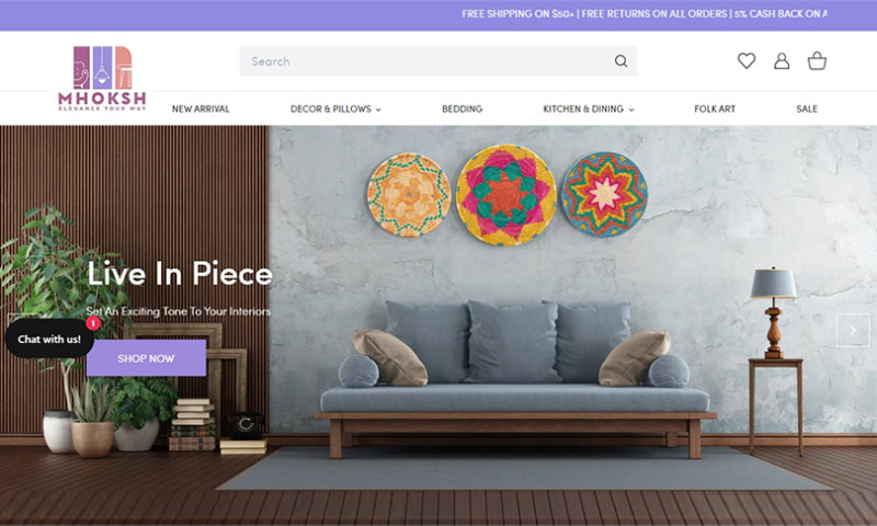 Home Décor E-commerce Website