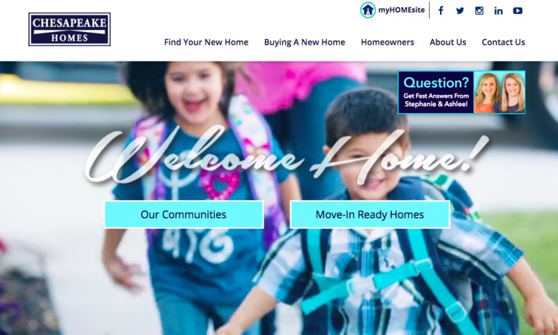 Chesapeake Homes Website