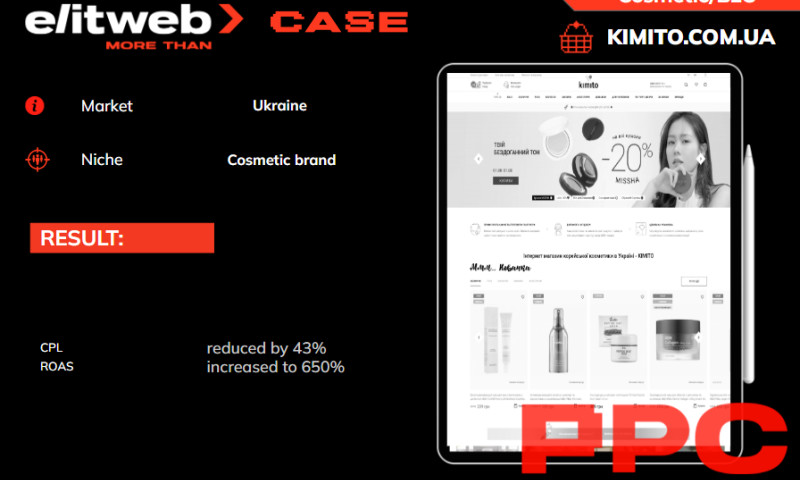 Transforming Kimito's PPC Strategy with Elit-Web's Expertise
