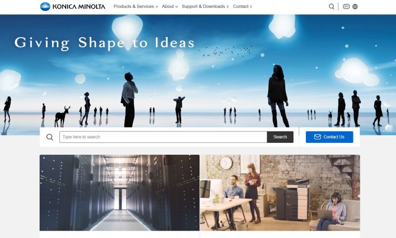 Konica Minolta's brand new corporate websites for all Europe