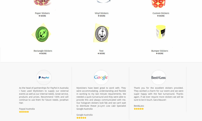 My Sticker -Web Design & Development