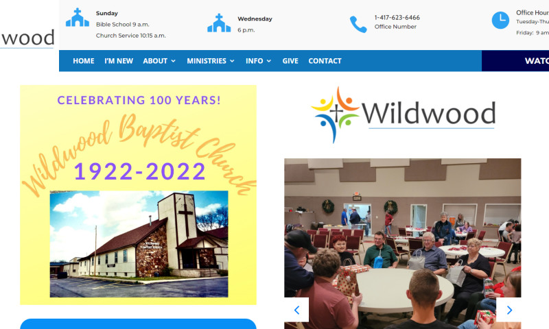 Wildwood Baptist Church Website