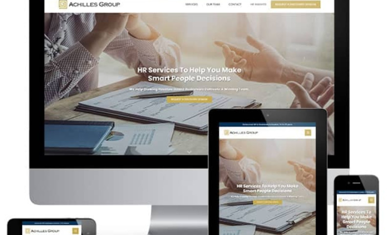 Achilles Group Website Design, Copywriting, & SEO Project
