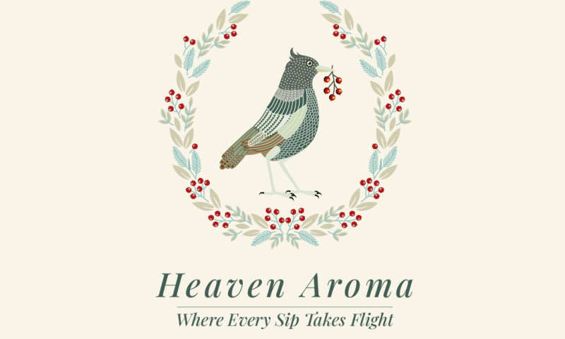 Heaven Aroma coffee brand creation