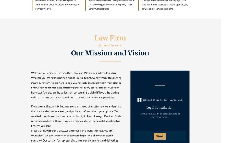 Law Firm Website Redesign