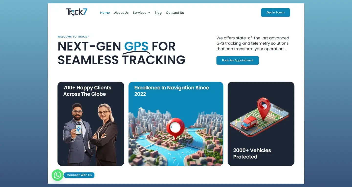 WordPress Website Design & Development for Track7GPS
