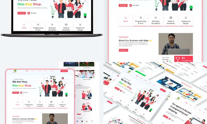 Website For A Digital Media Agency