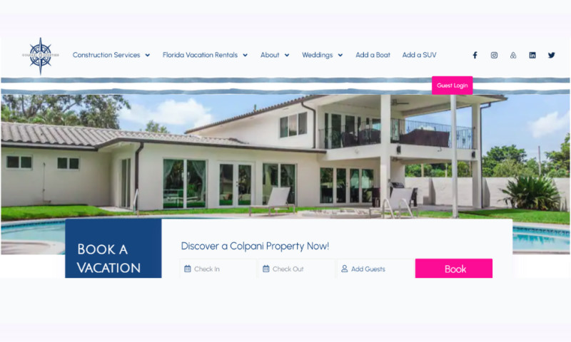 Web Design Project for Colpani Properties