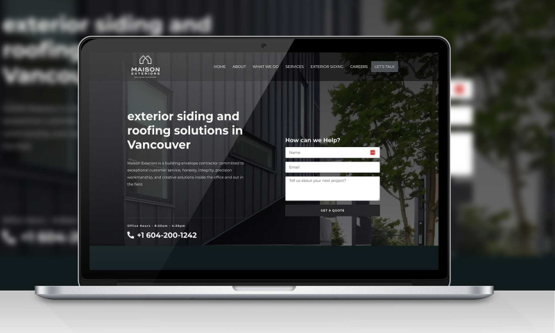 Maison Exteriors: Top SEO Rankings from Web Design by Get X Media