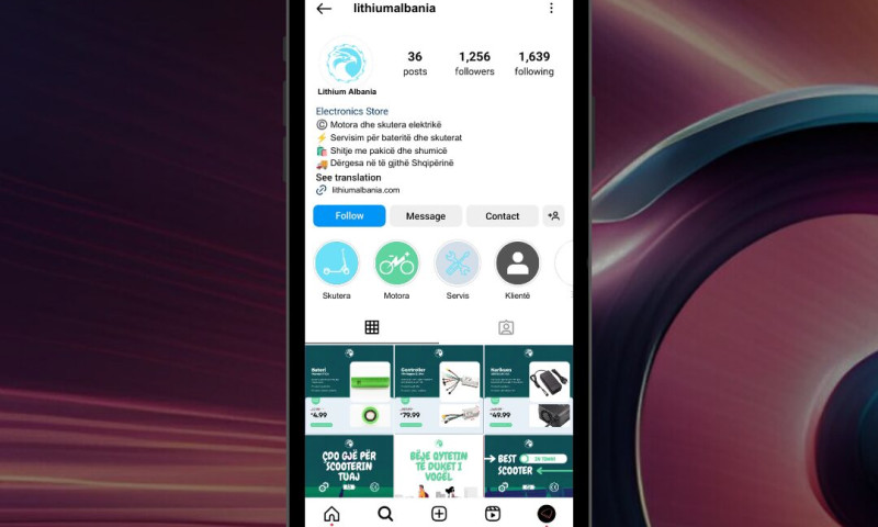 Lithium Albania: Social Media Management