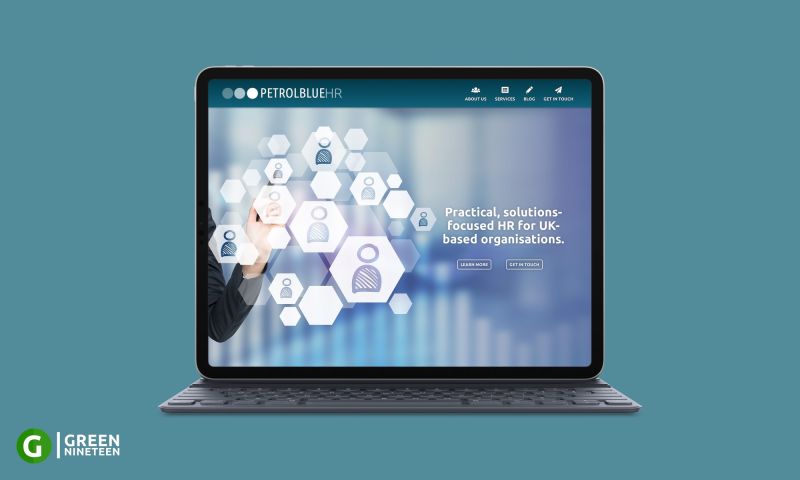 Website design for an HR company