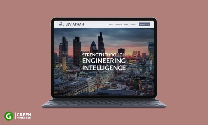 Website design for an engineering firm