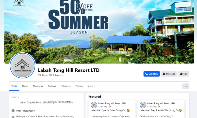 VSMM, Web Development, SEO, and Creative Content Design For Labatong Hill Resort