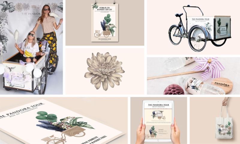 Integrated brand love event for PANDORA