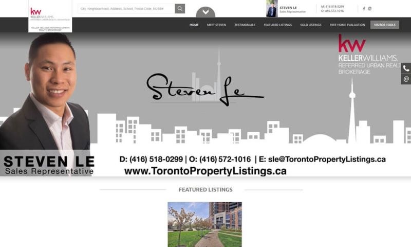 Steven Le Agent Website