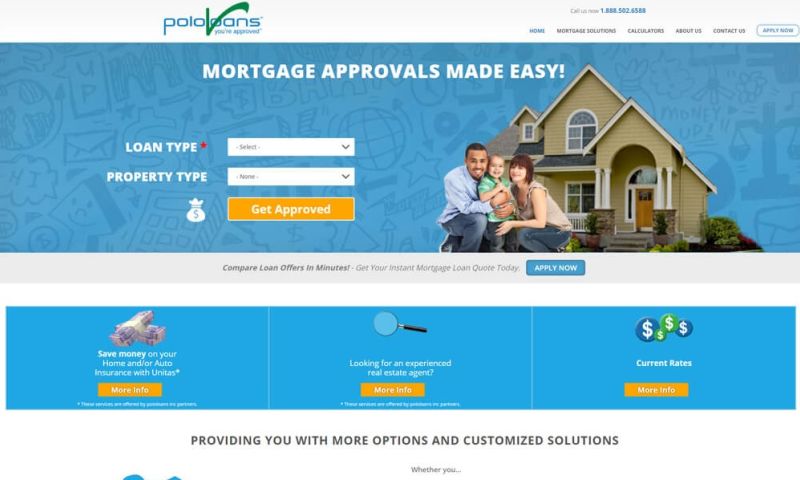 PoloLoans Mortgage Website