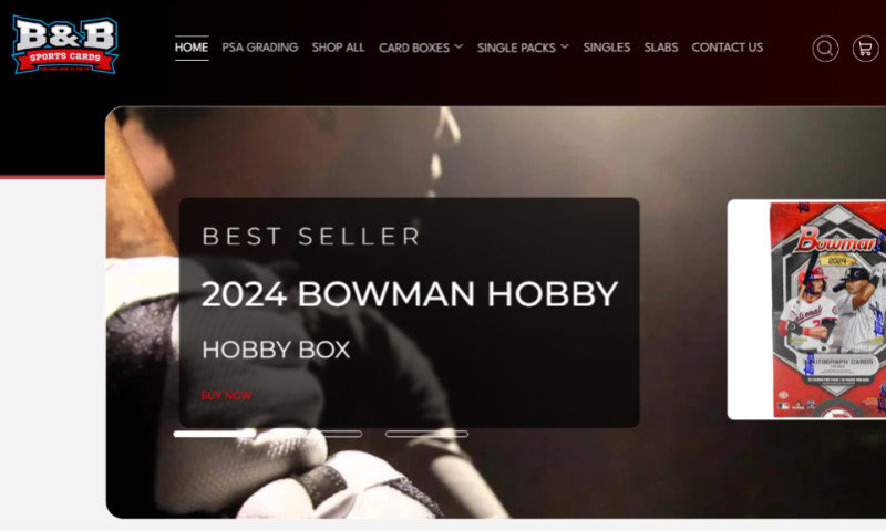 Shopify Store development for virginia beach card shop