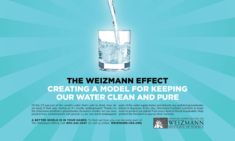 The American Committee for The Weizmann Institute of Science,"The Weizmann Effect: A better world is in your hands"