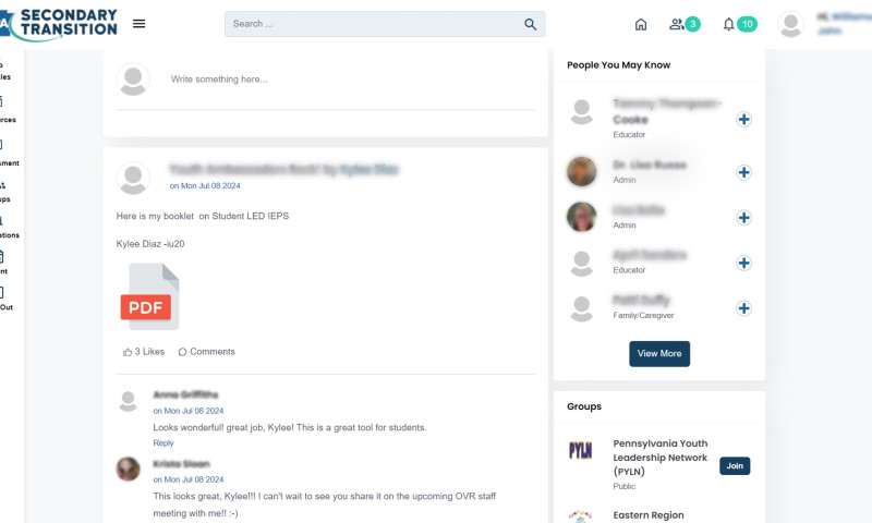 Portal PA / Social Media Platform