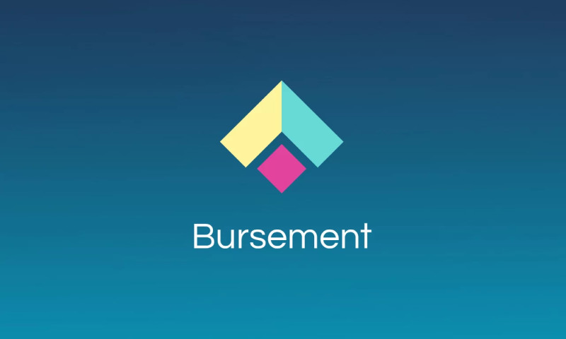 Bursement logo design