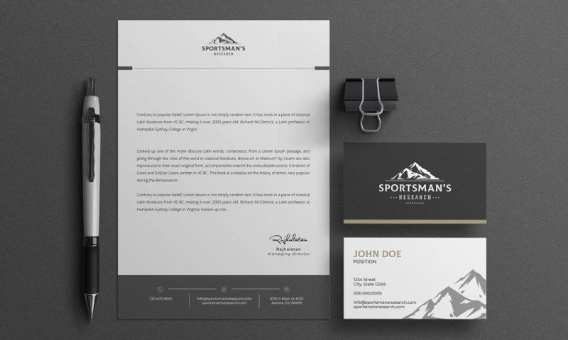 Sportsman's Research Branding