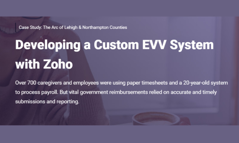 Developing a Custom EVV System with Zoho