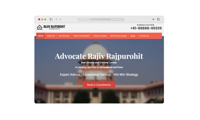 SEO for Advocate Rajiv Rajpurohit