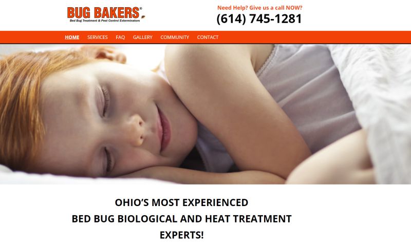 Bug Bakers Website