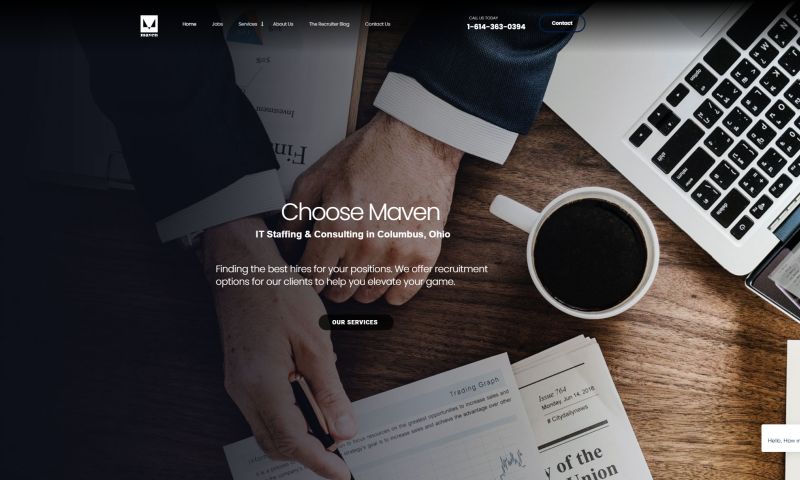 Maven IT Staffing Website