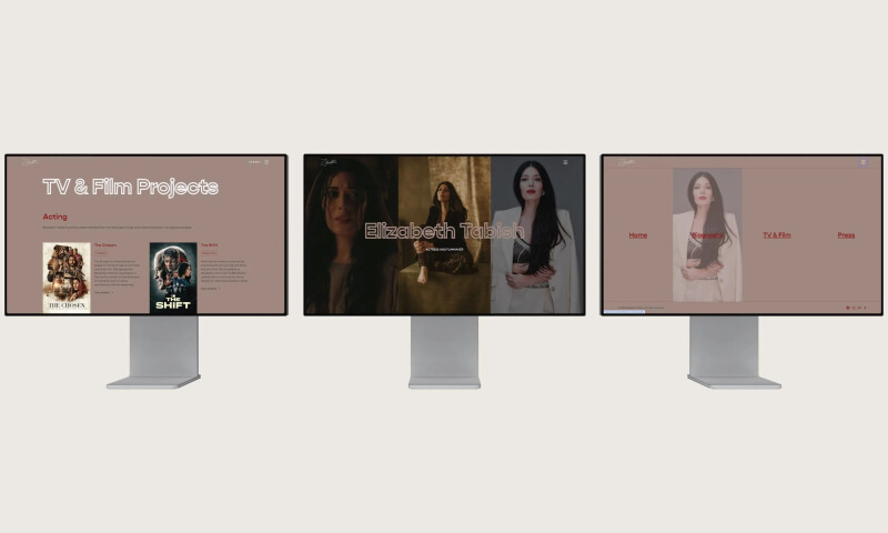 Web Development for Actress and Filmmaker