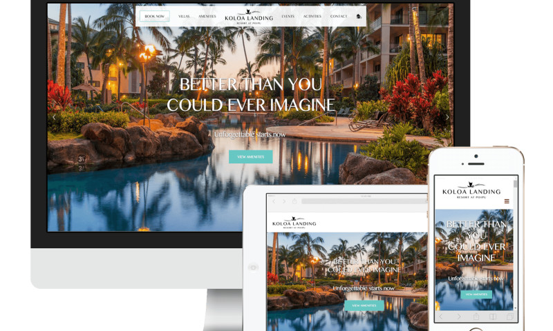Koloa Landing Resort - Responsive Website Design & Digital Marketing