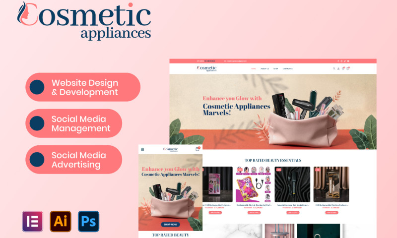 Brand Identity & E-Commerce Strategy for Cosmetic Appliances