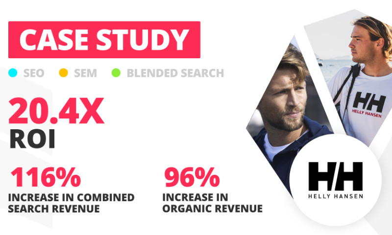 Blended Search Marketing Case Study for Helly Hansen | LION Digital