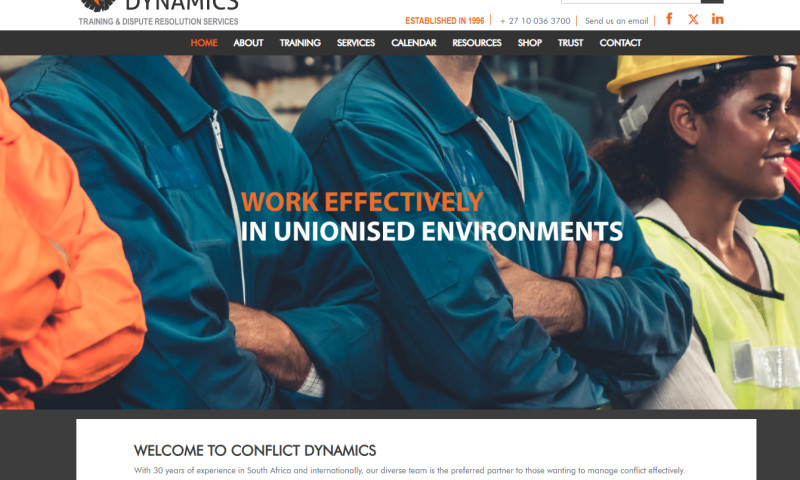 Conflict Dynamics Website and CRM